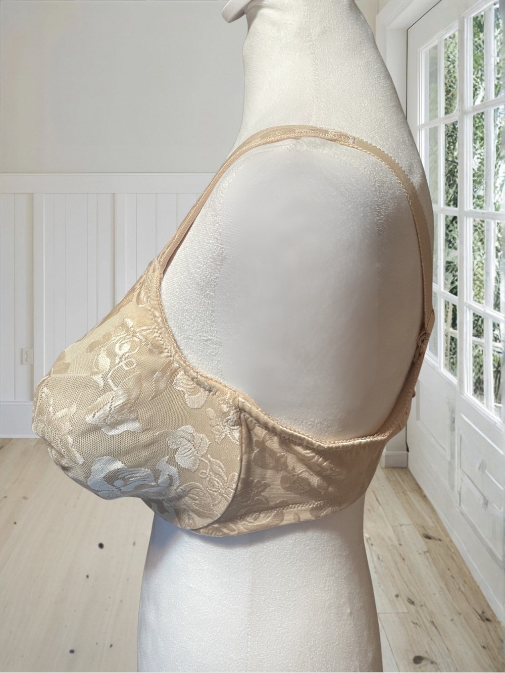 WACOAL Women's Awareness Underwire Satin Lined Mesh Floral Lace Bra 42DD NWOT - Picture 6 of 12